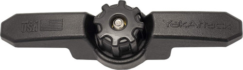 YakAttack GT Cleat XL Track Mount Line Cleat For 1/2" Rope Black