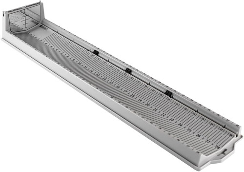 YakAttack LeaderBoard 28” Fishing Ruler Built-In ID Holder & Cull Tabs Grey