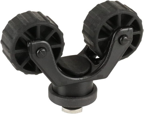 YakAttack ParkNPole RotoGrip Stakeout Pole Holder 2.4" Low Profile Black