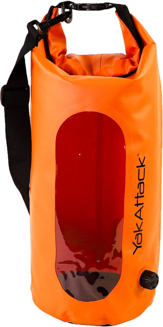 YakAttack 10L Roll-Top Waterproof Dry Bag W/ Air Valve Compact Storage Org