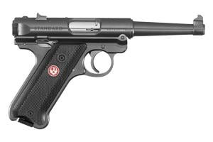 Ruger 40104 Mark IV 22LR 10+1 4.75" BBL Blued Checkered Synthetic Grip