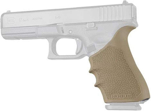 Hogue HandAll Beavertail Grip Sleeve for Glock 17 Gen 1, 2 & 5 – FDE