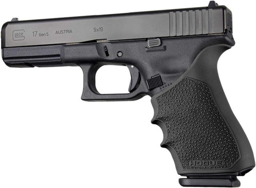 Hogue HandAll Beavertail Grip Sleeve for Glock 17 Gen 1, 2 & 5 - Black