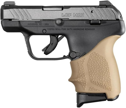 Hogue HandAll Beavertail Rubber Grip Sleeve Ruger LCP Max Flat Dark Earth