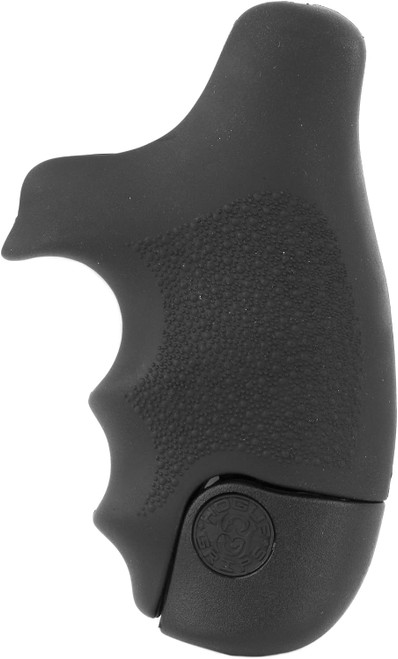 Hogue Overmolded Rubber Tamer Grip S&W J Frame Rnd Butt Centennial Black