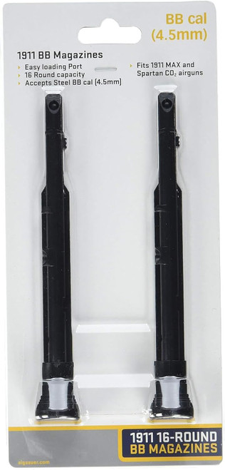 Sig Sauer AirGun Magazines 1911 Spartan 16Rd Steel BBs .177 Caliber 2PK