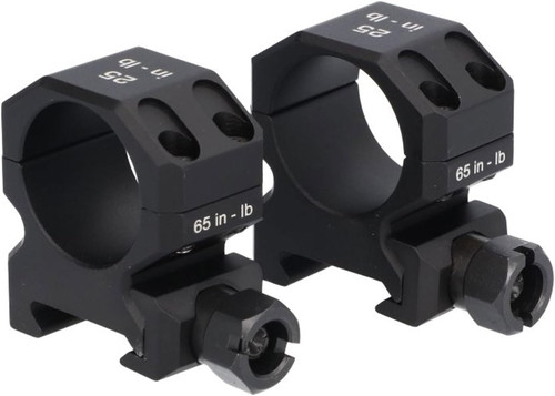 Sig Sauer Buckmasters 1" Aluminum Scope Ring Set High Profile 1.12" - Black