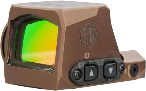 Sig Sauer Romeo-X Compact Pistol-Mounted Reflex Sight Red Circle Dot FDE