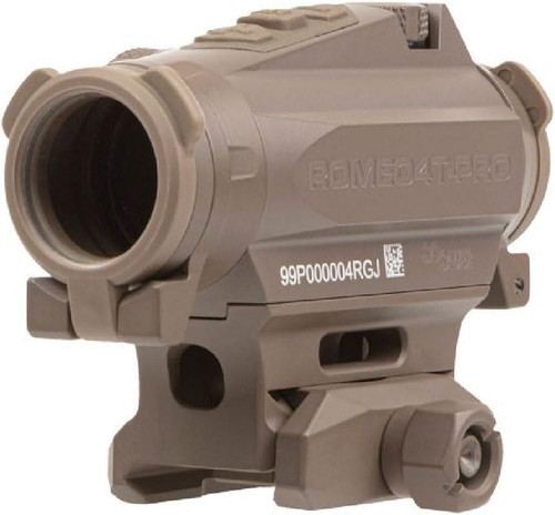 Sig Sauer ROMEO4T-PRO 1x20mm Red Dot Sight Circle Dot 0.5 MOA Reticle FDE