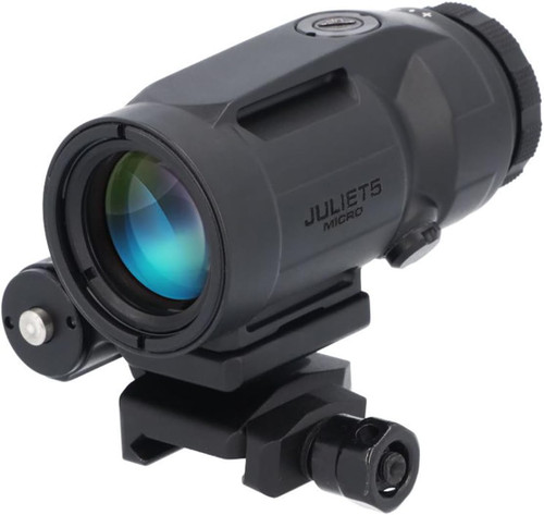 Sig Sauer JULIET5-Micro 5X24MM Compact Magnifier Push-Button Mount Black
