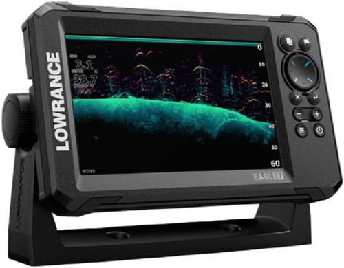 Lowrance Eagle 7" W/ TripleShot HD Transducer Fish Finders IPS Screen USED