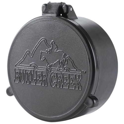 Butler Creek 44 Objective Flip Open Scope Cover 2.360" (59.9MM) Black