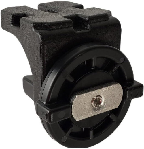 YakAttack 90 Degree MightyMount Vertical Track Adapter Black LNL 1008