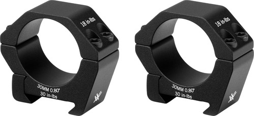 Vortex Optics Sport Riflescope Rings 30MM Low Height (0.80"/20.3MM) Black