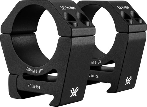 Vortex Optics Sport Riflescope Rings 30MM High Height (1.10"/27.9MM) Black