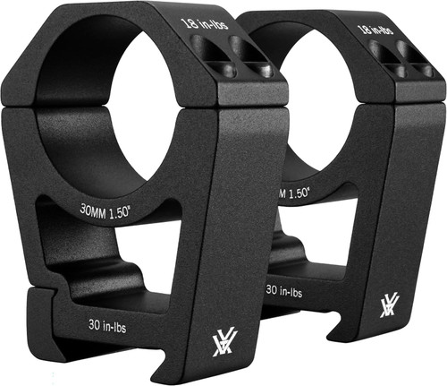 Vortex Optic Sport Riflescope Rings 30MM X-High Height (1.50"/38.1MM) Blk
