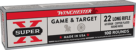 Winchester X22LRSS1 Super-X22 LR 40 GR LDRN 500 Rounds