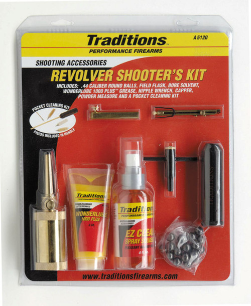 Traditions Shooting Accessories Revolver Sportsman Shooter's Kit .44 Cal