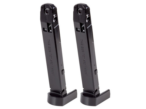 Sig Sauer X-Five ASP CO2 Pistol Magazine 2 Pack Black AMPC-177-20X