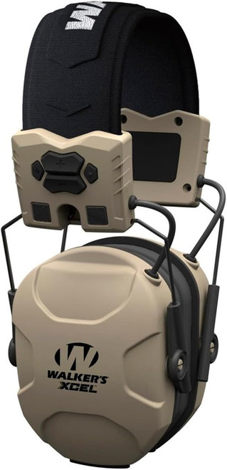 Walkers XCEL 100 Digital Muff 26db Nrr Includes 2 AAA Batteries FDE USED