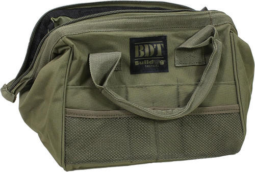 Bulldog Ammo & Accessory Bag W/ Reinforced Steel Frame - Green