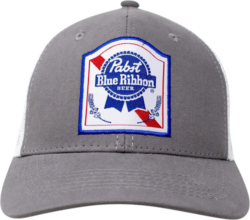 Outdoor Cap Pabst Blue Ribbon Dark Grey/White One Size Fits All - BEER-024