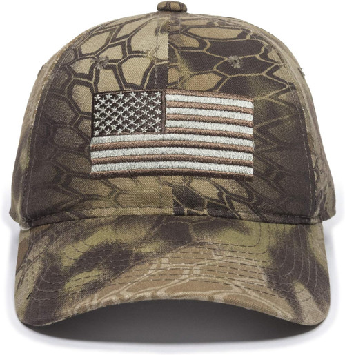 Outdoor Cap Kryptek Licensed Camo Flag Hat - Highlander One Size Fits All