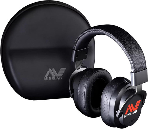 MINELAB ML105 Headphones Includes USB-C Charger AUX Cable & Hard Case USED