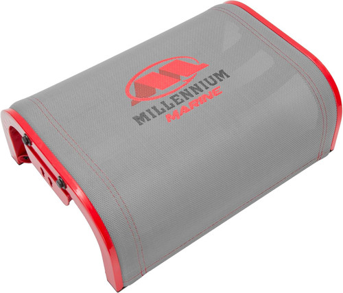 Millennium Marine ComfortMax Palma Horse Red Frame/Grey Seat 400Lb Capacity
