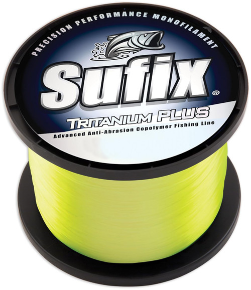 Sufix Tritanium Plus Line, 17 Lb, 840 Yds, Chartreuse - 696-117CH