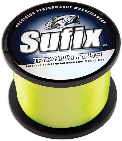 Sufix Tritanium Plus Line, 17 Lb, 840 Yds, Chartreuse - 696-117CH
