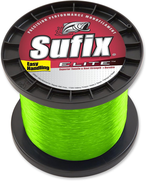 Sufix Elite Monofilament Fishing Line, 8 lb, 3000 Yard, Yellow - 661-308Y