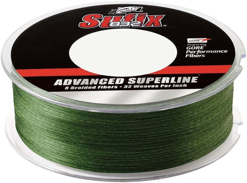 Sufix 832 Advanced Superline Braided Fishing Line 600 yd 6lb Green