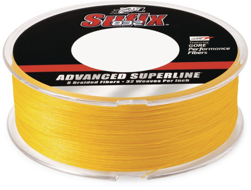 Sufix 832 Advanced Superline 20 Lb, 600 Yards, Hi Vis Yellow - 660-220Y