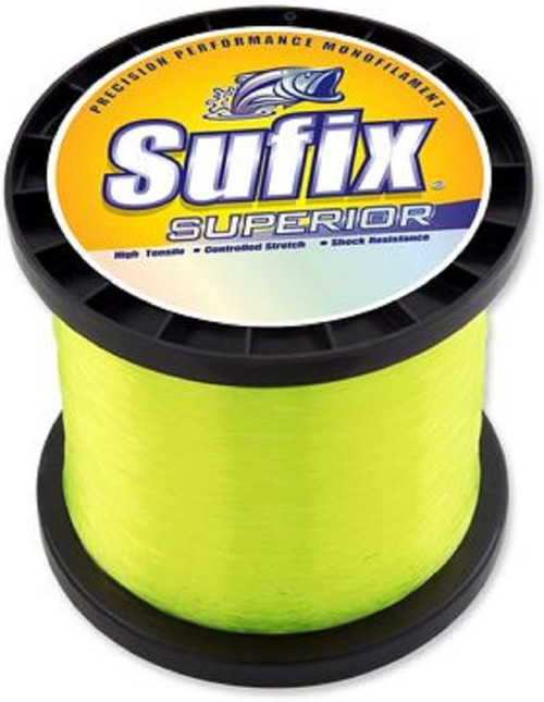 Sufix Superior Monofilament Fishing Line 1lb Spool, 60lb, 830 Yards