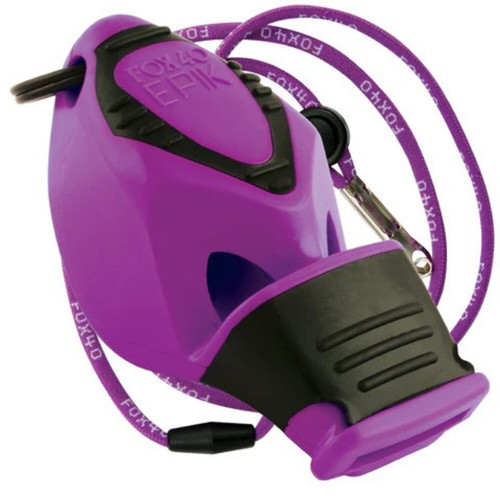 Fox 40 EPIK CMG (Cushioned Mouth Grip) W/ Breakaway Lanyard - Purple