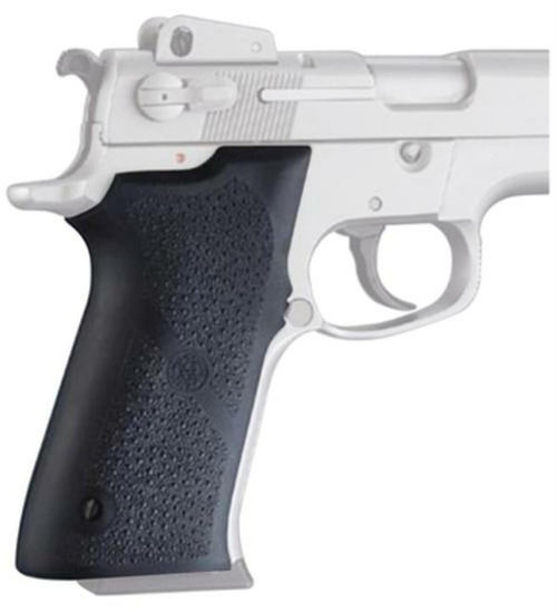 Hogue Rubber Grips for Smith and Wesson 3rd Gen 9mm 40 Slide Safety