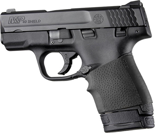 Hogue HandAll Jr. Beavertail Grip Sleeve For Most Compact Auto Pistols BLK