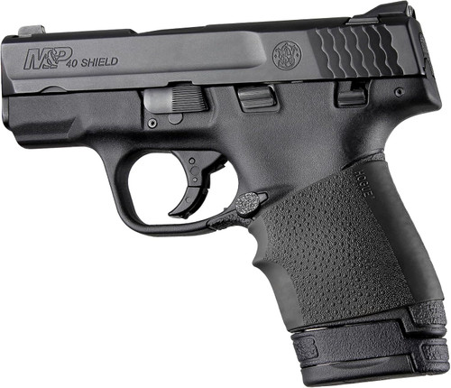 Hogue HandAll Jr. Beavertail Grip Sleeve For Most Compact Auto Pistols BLK