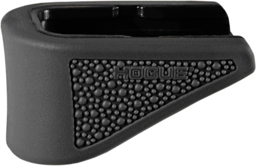 Hogue OverMolded Rubber Grip Base Pad Glock 42 .380 6Rd Magazine Black