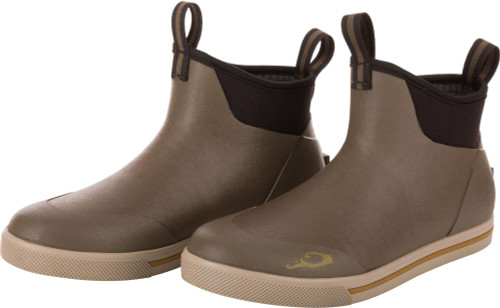 Drake Waterfowl Camp Deck Waterproof 6" Ankle Neoprene Boot Mud Brown Sz 10