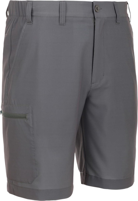 Drake Waterfowl Men Traveler Trek Lightweight Short Castlerock Gray Large