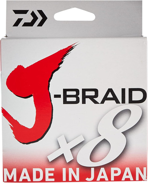 Daiwa J-Braidx8 Fishing Line Chartreuse 10Lb 330Yd/300M - JB8U10-300CH