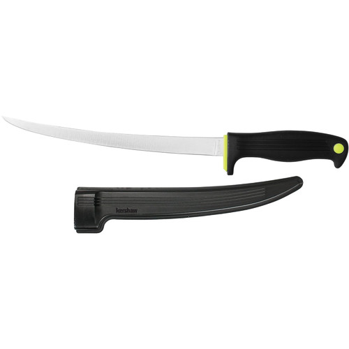 Kershaw 9 inch Stainless Steel Fishing Fillet Knife with Sheath - 1259X