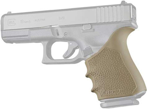 Hogue HandAll Beavertail Grip Sleeve for Glock 19 Gen 1, 2 & 5 – FDE