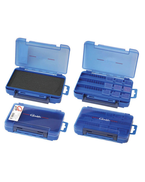 Gamakatsu G-Box 250 Duo Side Fishing Case Slit Foam & Micro Rib - Blue
