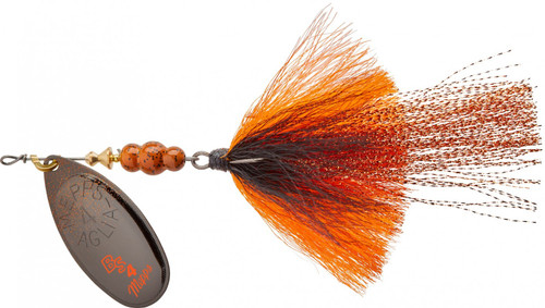 Mepps Bronze Slammer Spinning Jig 1/3 Oz Size 4 Black Nickel Fire Craw