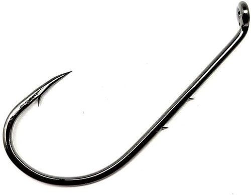 Gamakatsu Baitholder Hook Saltwater Size 1/0 NS Black Pack Of 25 05411-25