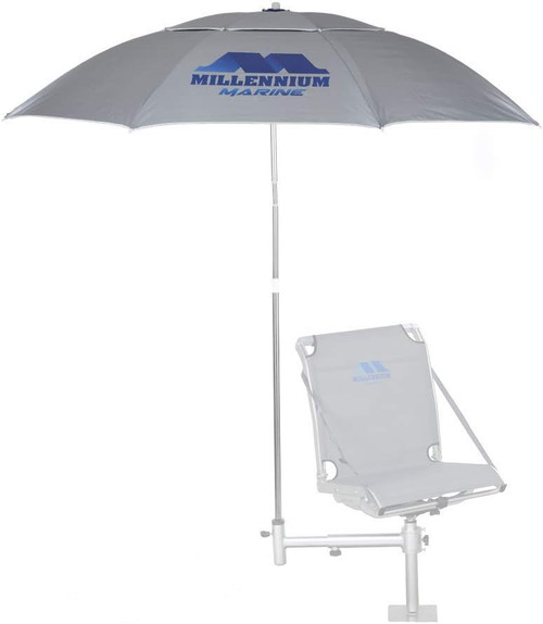 Millennium Marine Anodized Aluminum U570 Shade Tree Umbrella U-570-00 USED