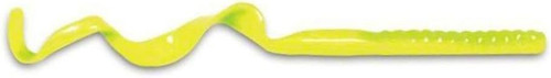 Culprit Lures 7.5" Culprit Worm Chartreuse Shad 18PK C720-36